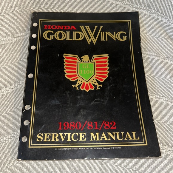 1980-1983 Honda Gold Wing GL1100 Motorcycle Service Manual Repair Guide 1385160 - Picture 1 of 5